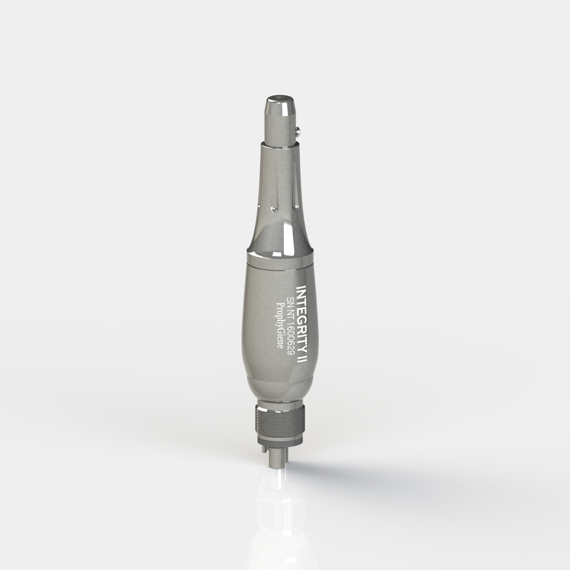 Premium Prophy Handpiece For Dental Hygiene - Low Speed, Pneumatic, Includes 3 Straight Nose Cones (4-Hole Midwest Compatible)